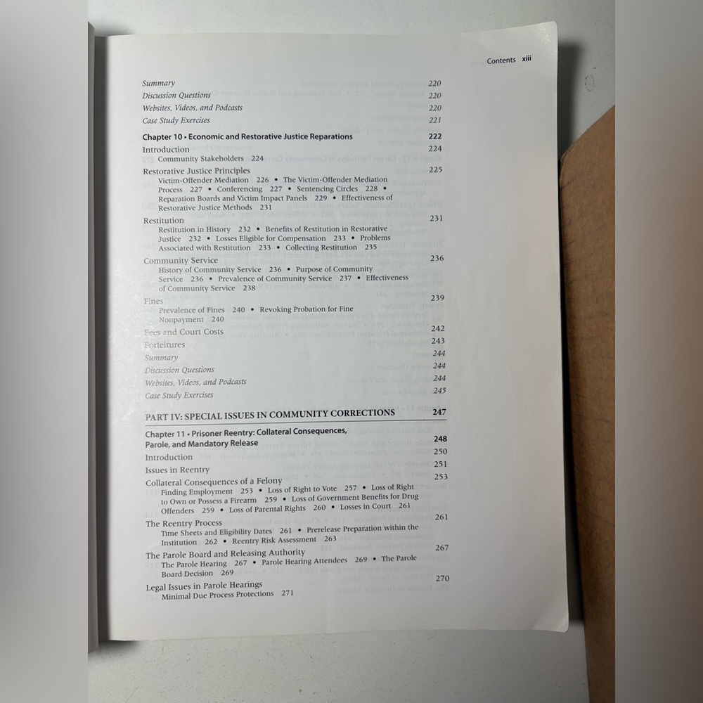 Community-Based Corrections Tenth Edition Book - Picture 10 of 13
